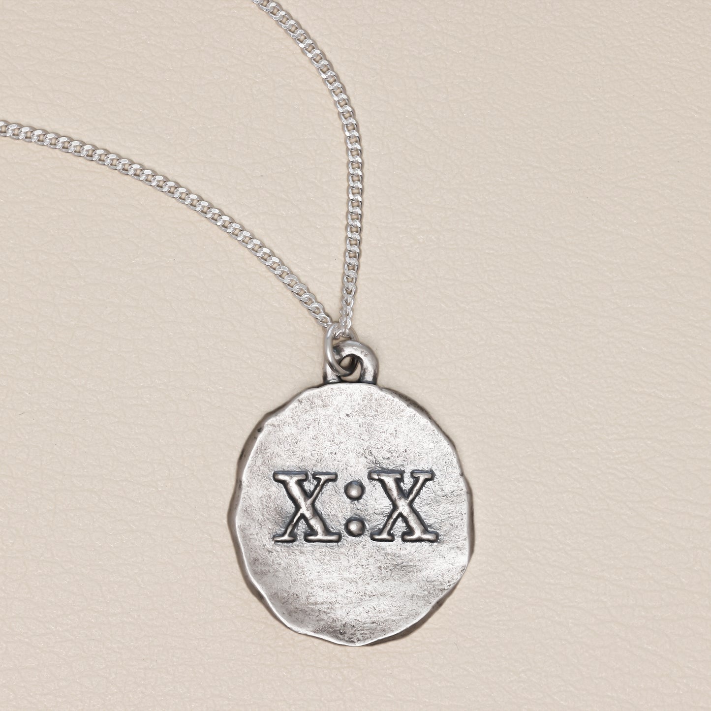 John 10:10 Necklace (Antiqued Sterling Silver)