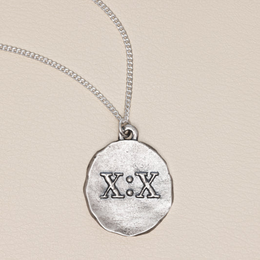 John 10:10 Necklace (Antiqued Sterling Silver)
