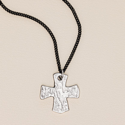 Steadfast Cross Necklace (Sterling Silver)