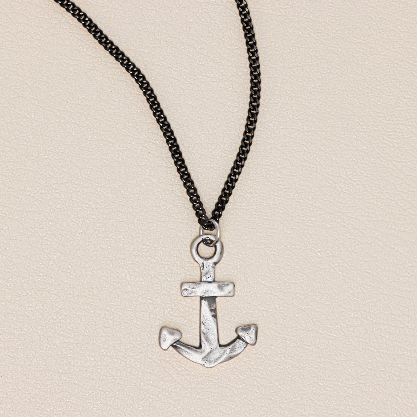 Anchor of My Soul Necklace (Antiqued Sterling Silver)