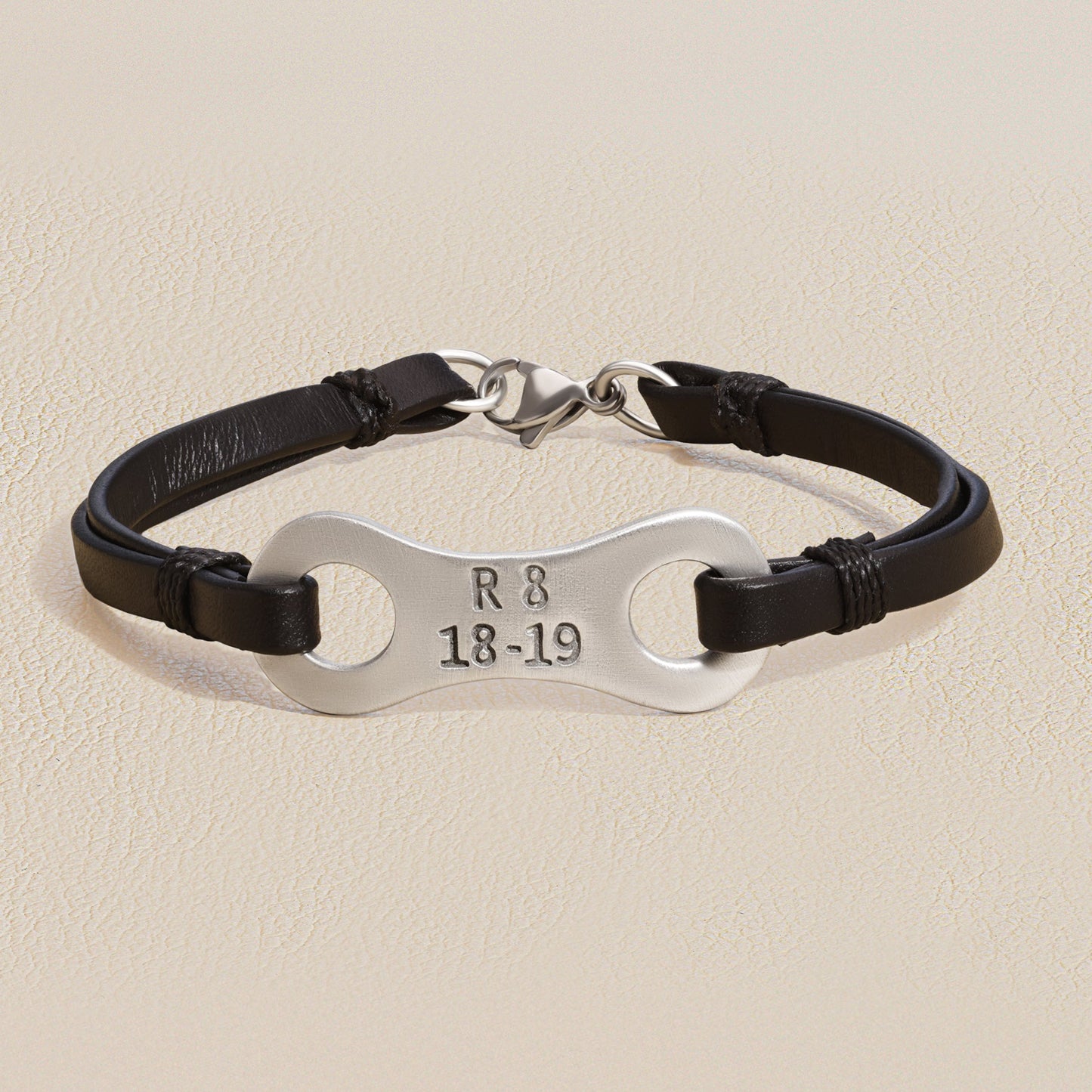 Linked Together Verse Bracelet (Black)