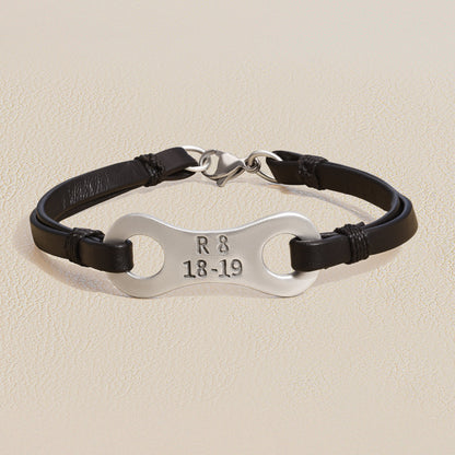 Linked Together Verse Bracelet (Black)