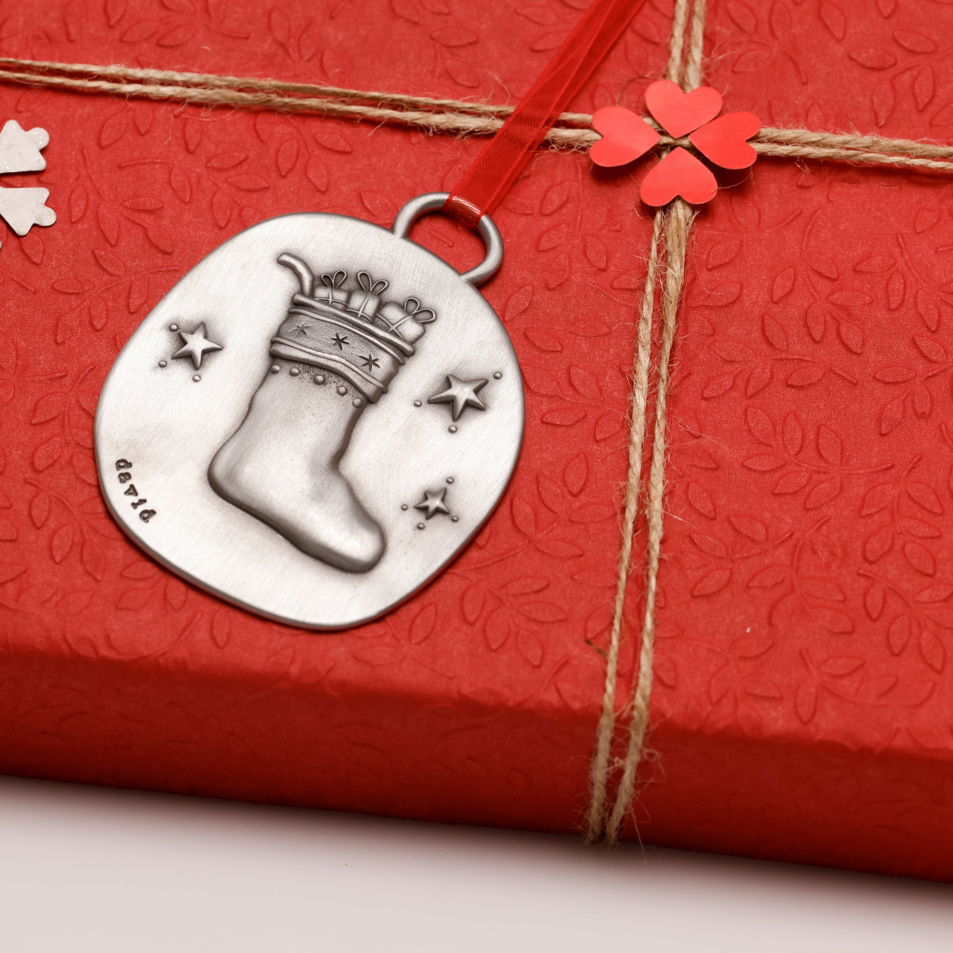 Christmas Stocking Ornament (Pewter) - Lisa Leonard Designs