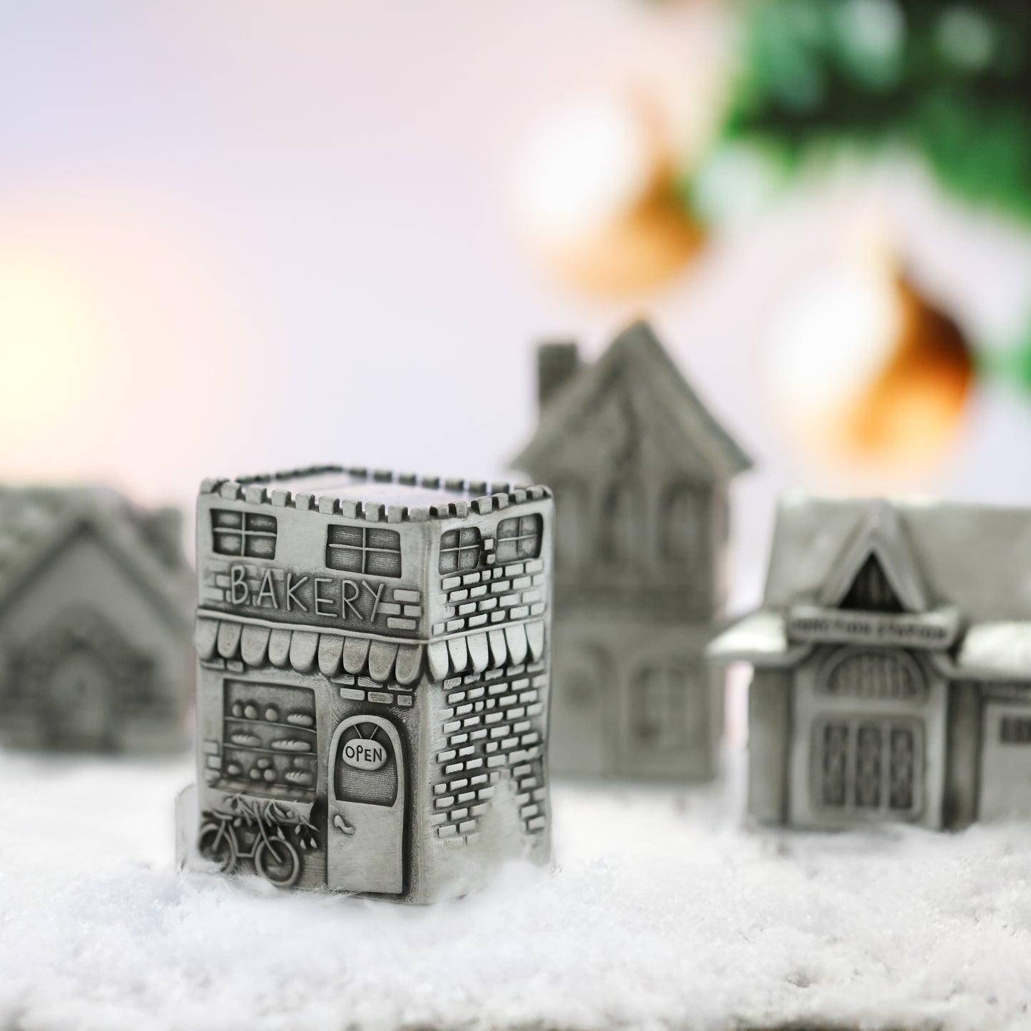 Bakery Winter Wonderland Village add-on (Pewter)