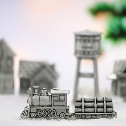 Logging Car for Winter Wonderland Train (Pewter)