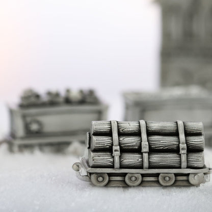 Logging Car for Winter Wonderland Train (Pewter)