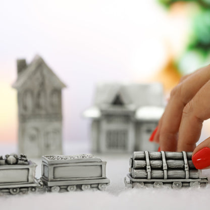 Logging Car for Winter Wonderland Train (Pewter)
