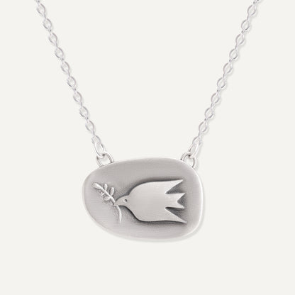 Exhale Fear, Inhale Peace (Sterling Silver)