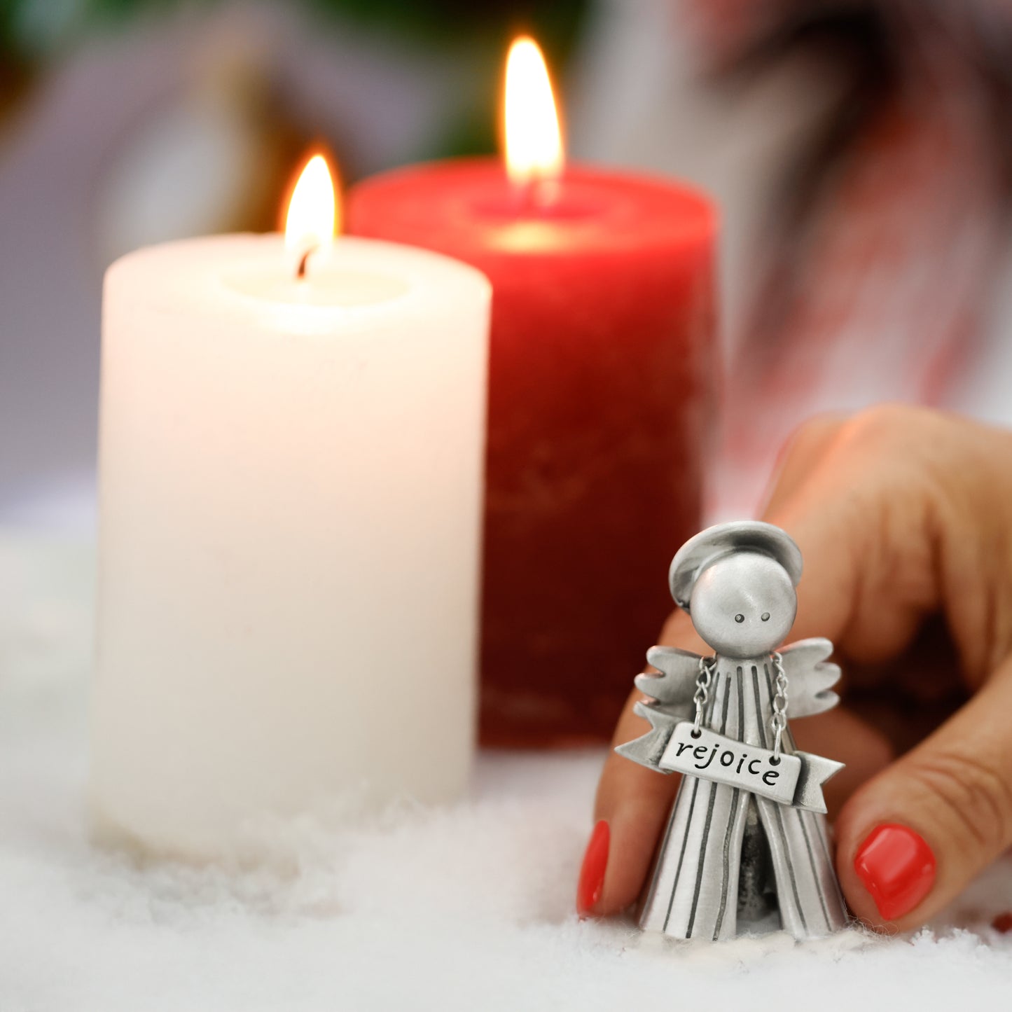 Angel with Banner (Pewter)