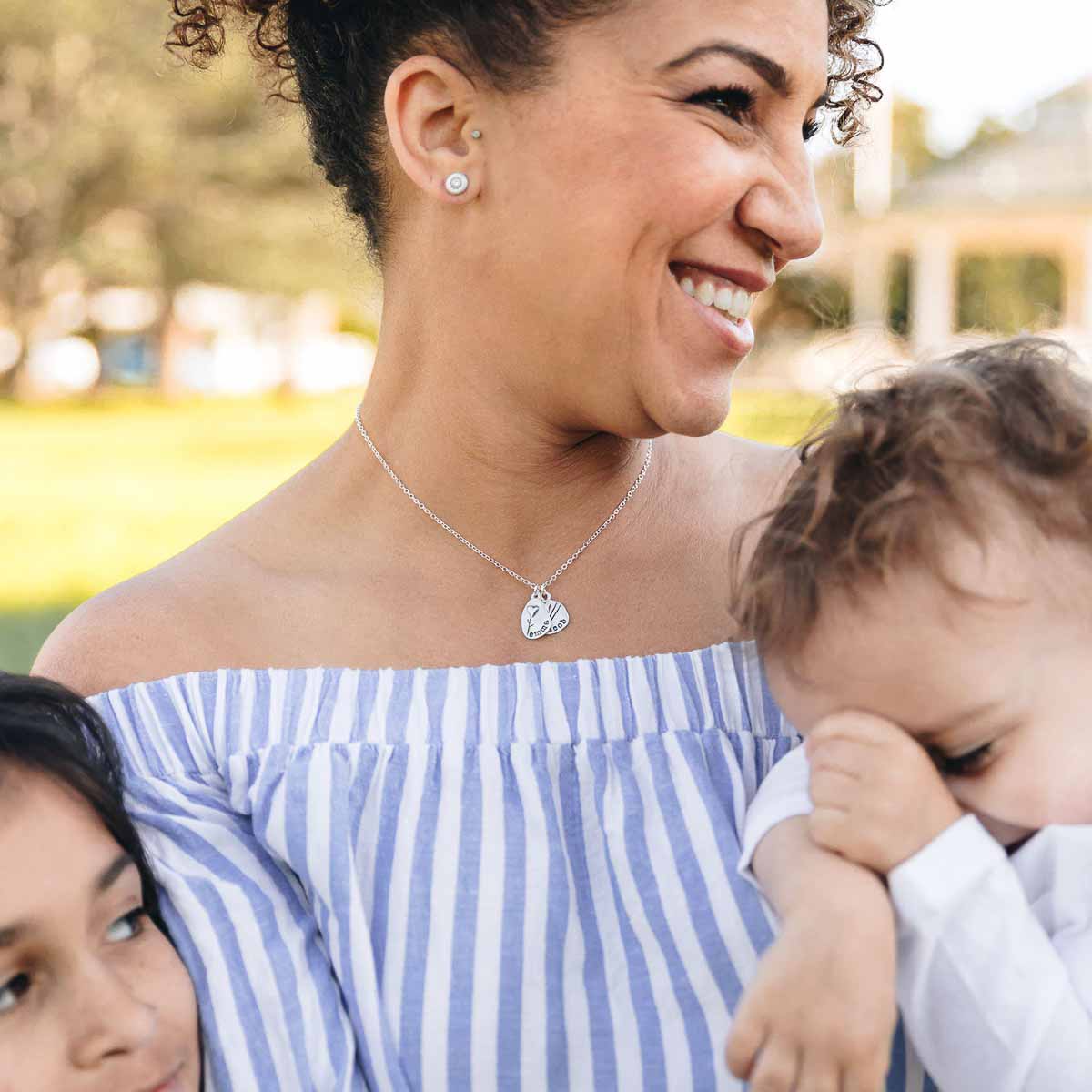 Jumble of Love Necklace (Silver Plated)