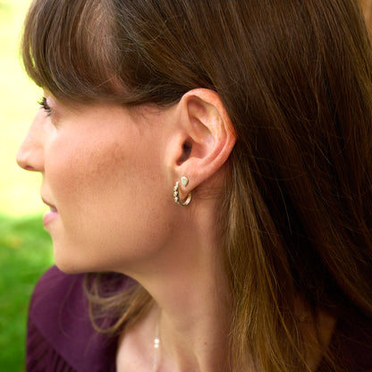 Good Things In Threes 0.12ct Diamond Earrings (Sterling Silver)