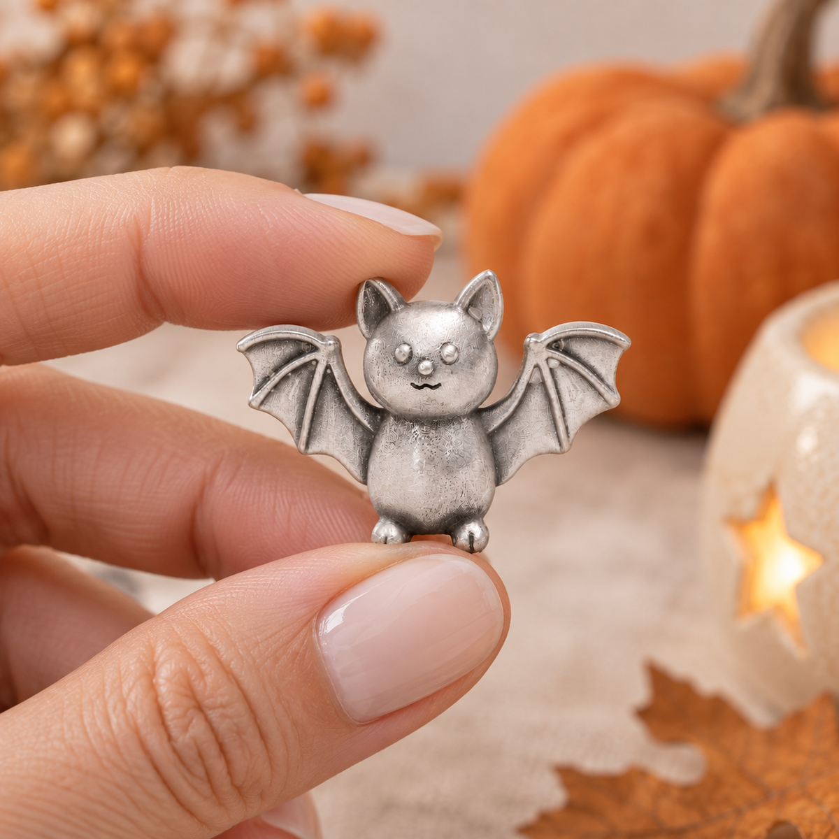 Little Boo Bat (Pewter)