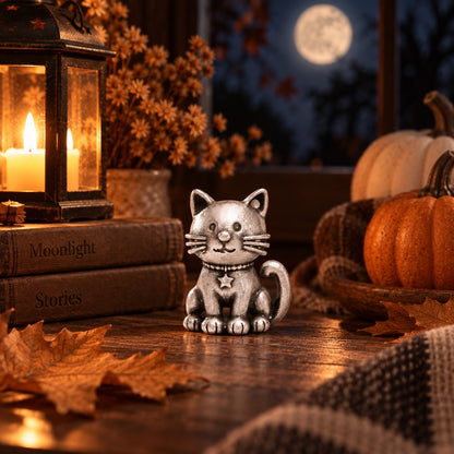 Mr. Snuggles the Cozy Cat (Pewter)