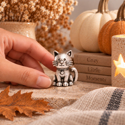 Mr. Snuggles the Cozy Cat (Pewter)