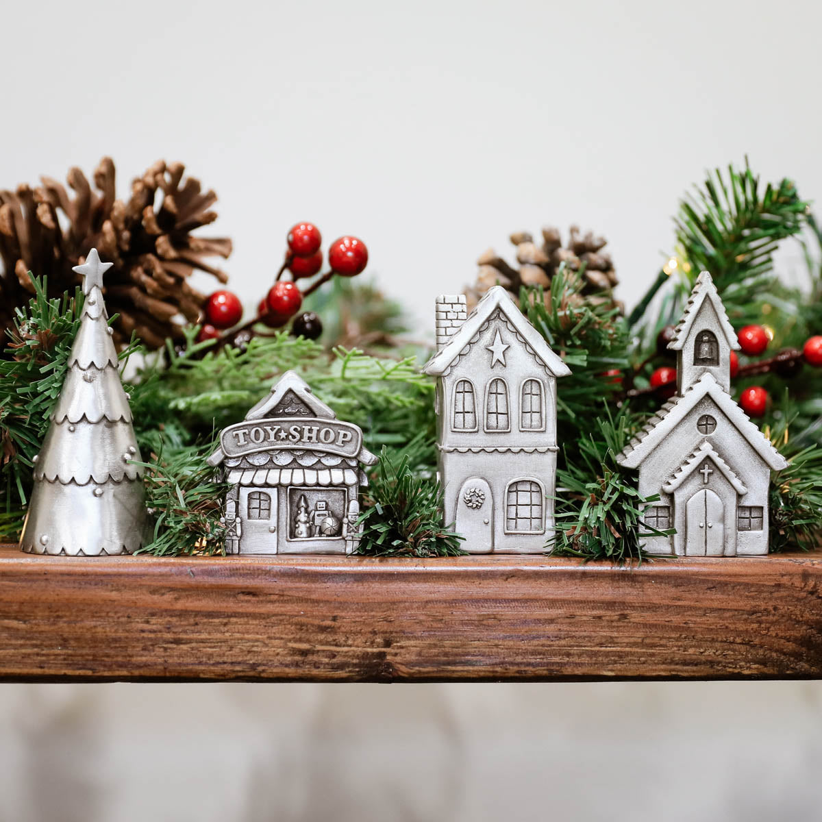 Winter Wonderland Village Set (Pewter)