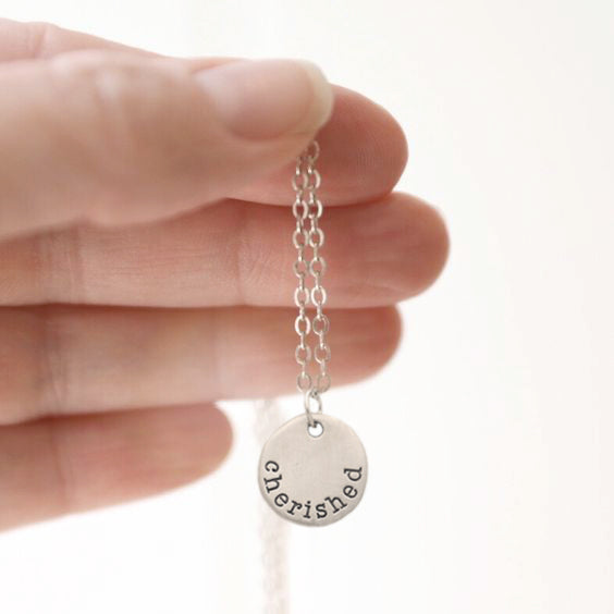 Free Gift - Cherished Necklace (Pewter)