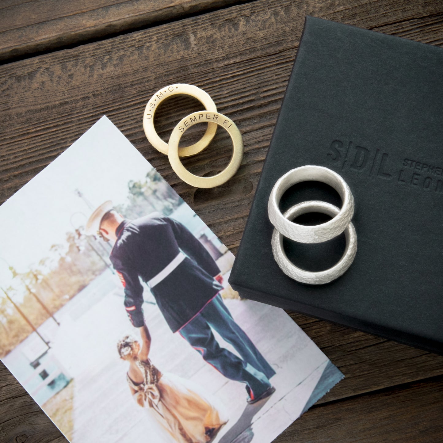 Life Together Ring Pair (10K Solid Gold)