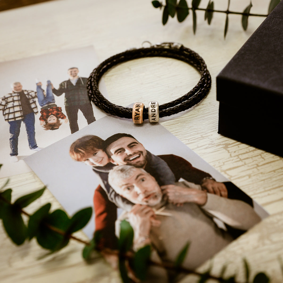 Limitless Leather Bracelet (Black)