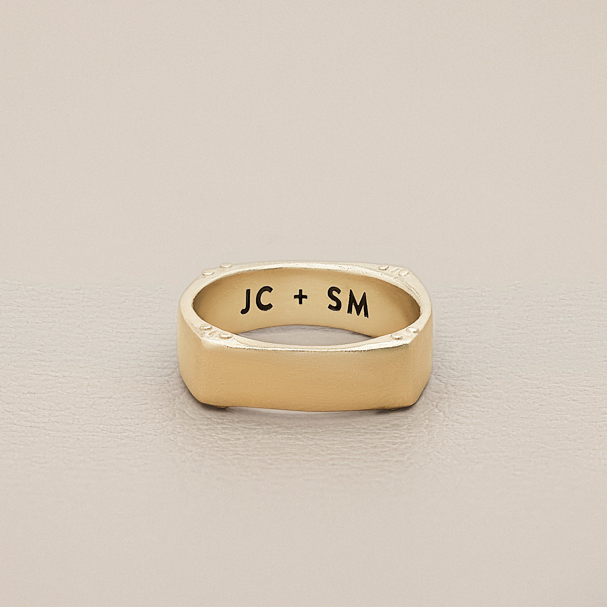 Strong + True Narrow Ring (10K Solid Gold) - Lisa Leonard Designs