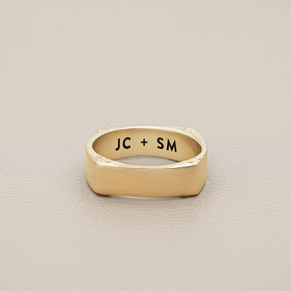 Strong + True Narrow Ring (14K Solid Gold)