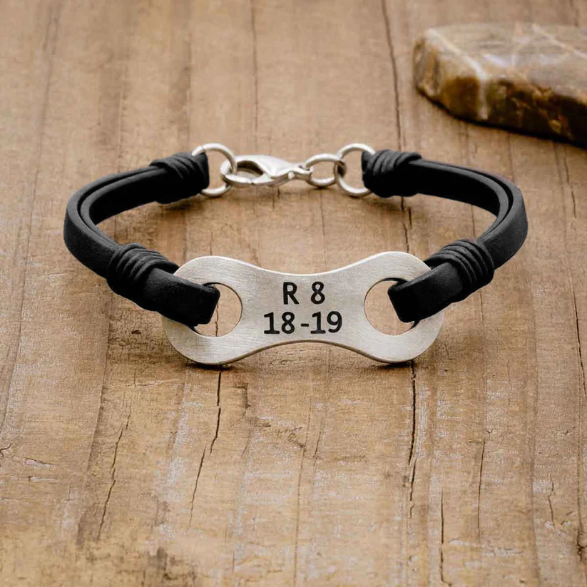 Linked Together Verse Bracelet (Black)