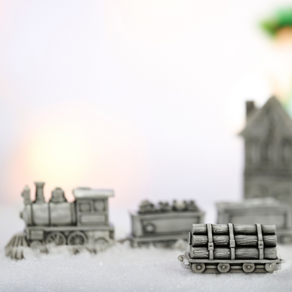 Logging Car for Winter Wonderland Train (Pewter)