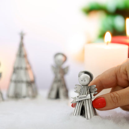 Personalized Angel with Banner (Pewter)