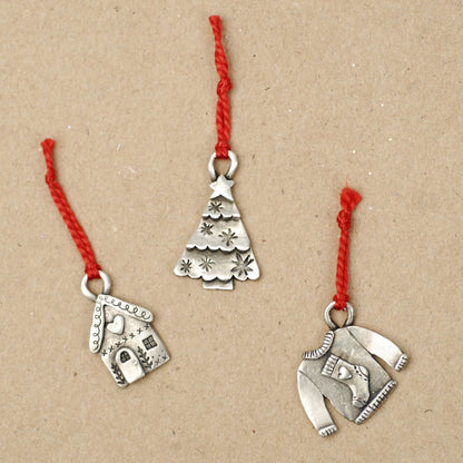 Our Christmas Tradition Advent Ornament Set (Pewter)