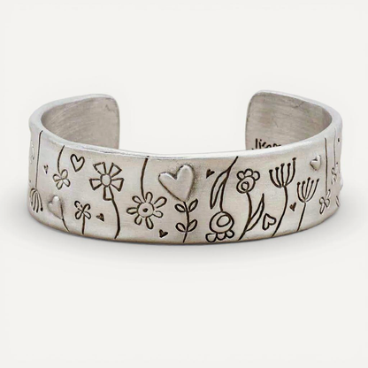 Beauty Is All Around Us Cuff (Pewter)