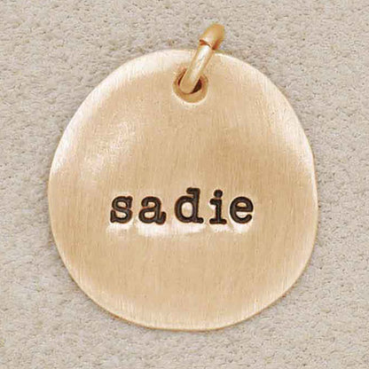 Beloved Name Charm (14K Solid Gold)