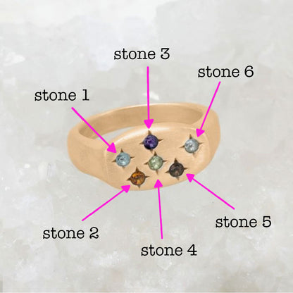 Constellation Ring (14K Solid Gold)