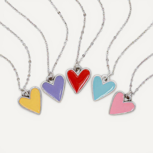 Brave Love® Heart Necklace (Pewter)