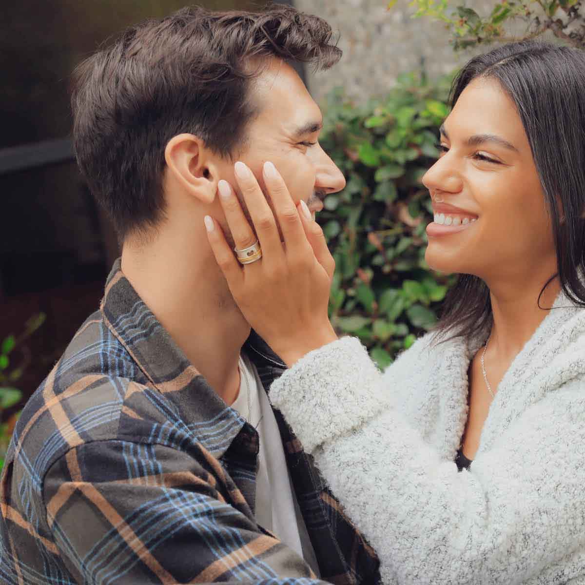 Brave Love Spinner Ring (Sterling Silver & 10K Gold)