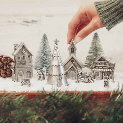  set up with the Winter Wonderland Christmas Village