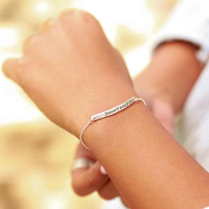 Carry My Heart Bracelet (Sterling Silver)