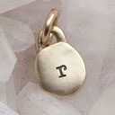 Wild About You Circle Charm (14K Solid Gold)