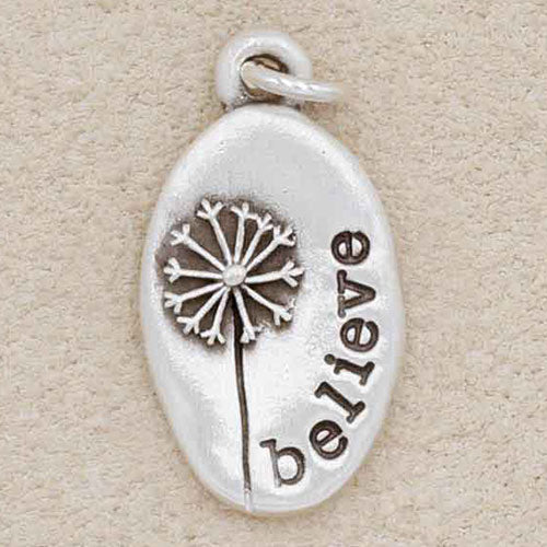 Dandelion Charm (Sterling Silver)