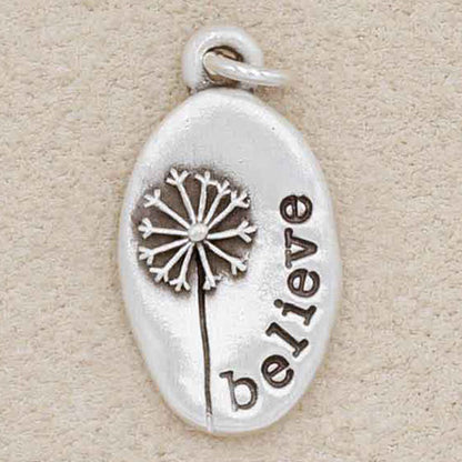 Dandelion Charm (Sterling Silver)