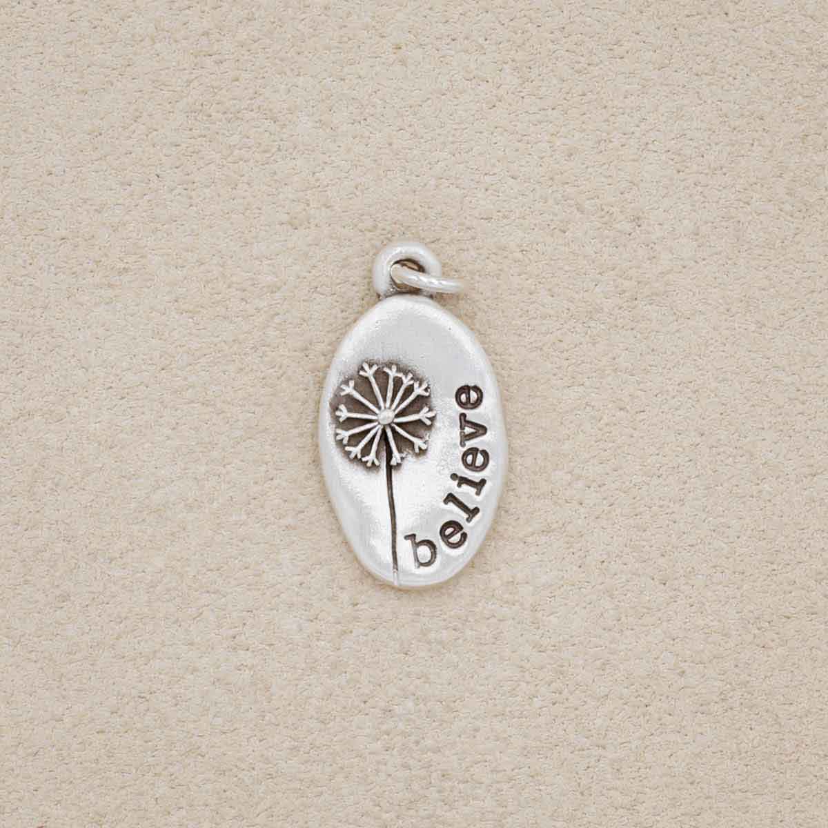 Dandelion Charm (Sterling Silver)