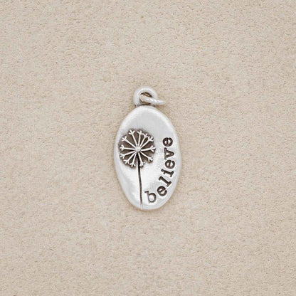 Dandelion Charm (Sterling Silver)
