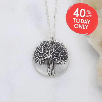 Family Tree Necklace (Sterling Silver)