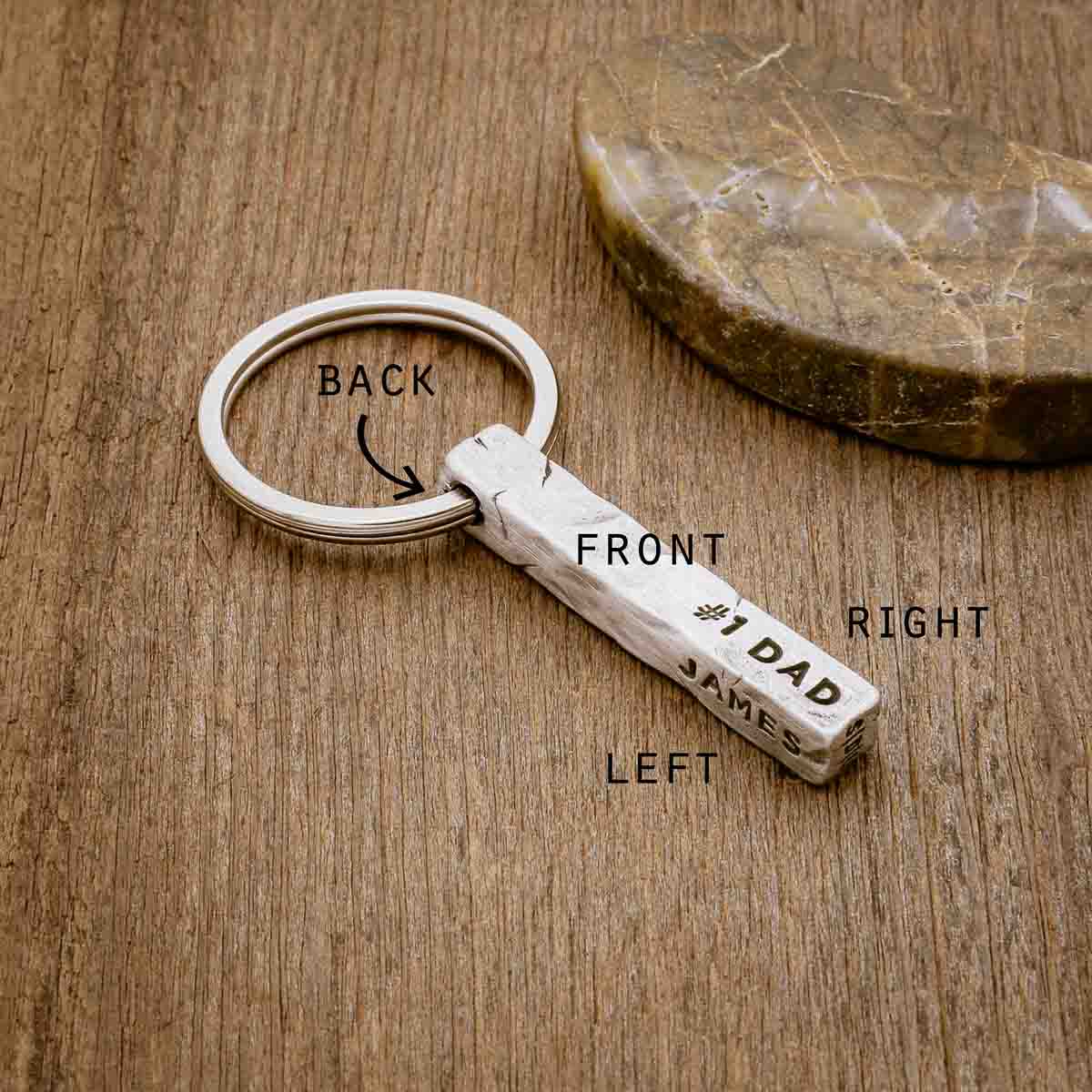 Endurance Key Ring - 4 Sides (Sterling Silver)