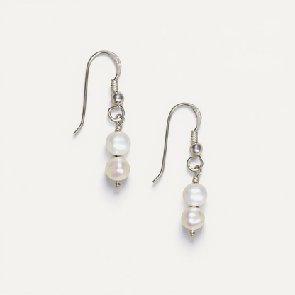 Essential Pearl Earrings (Sterling Silver)