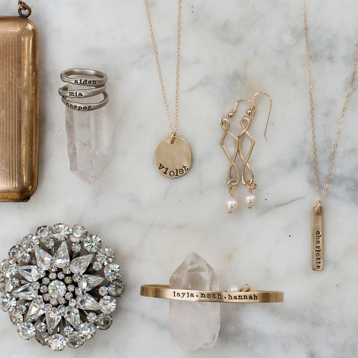 Thin Gold Cuff (10K Solid Gold)