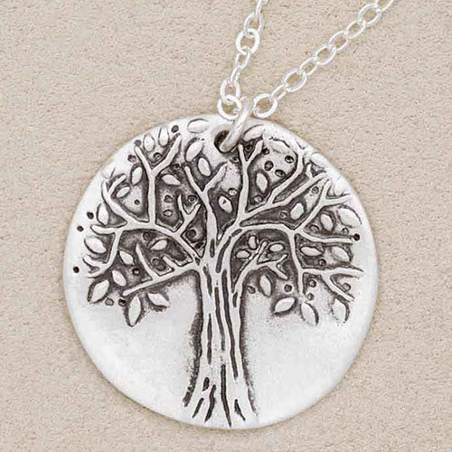 Family Tree Necklace (Sterling Silver)