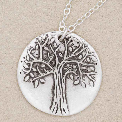 Family Tree Necklace (Sterling Silver)