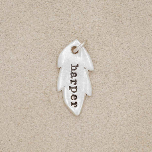 Feather Tag (Sterling Silver)