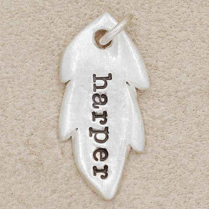 Feather Tag (Sterling Silver)