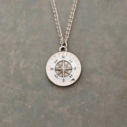 Guiding Compass Necklace (Pewter)