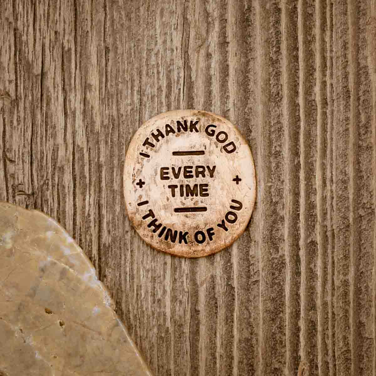 Grateful Pocket Coin (Brass)